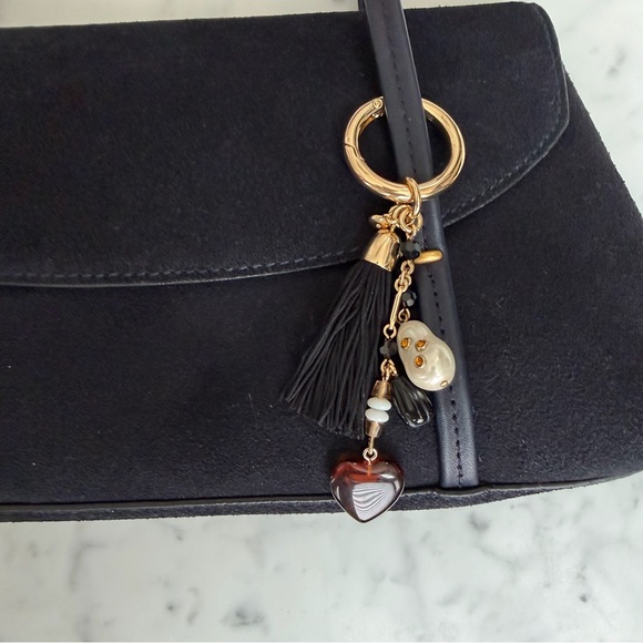Madewell Lexington Shoulder Bag with Tassel Bag Charm - NWT - Picture 8 of 14